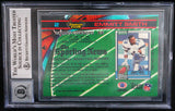 1991 Stadium Club #2 Emmitt Smith Auto Dallas Cowboys BAS Autograph 10  Image 2