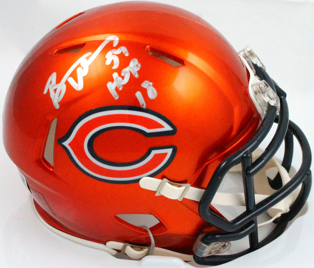 Brian Urlacher Autographed Chicago Bears Flash Speed Mini Helmet w