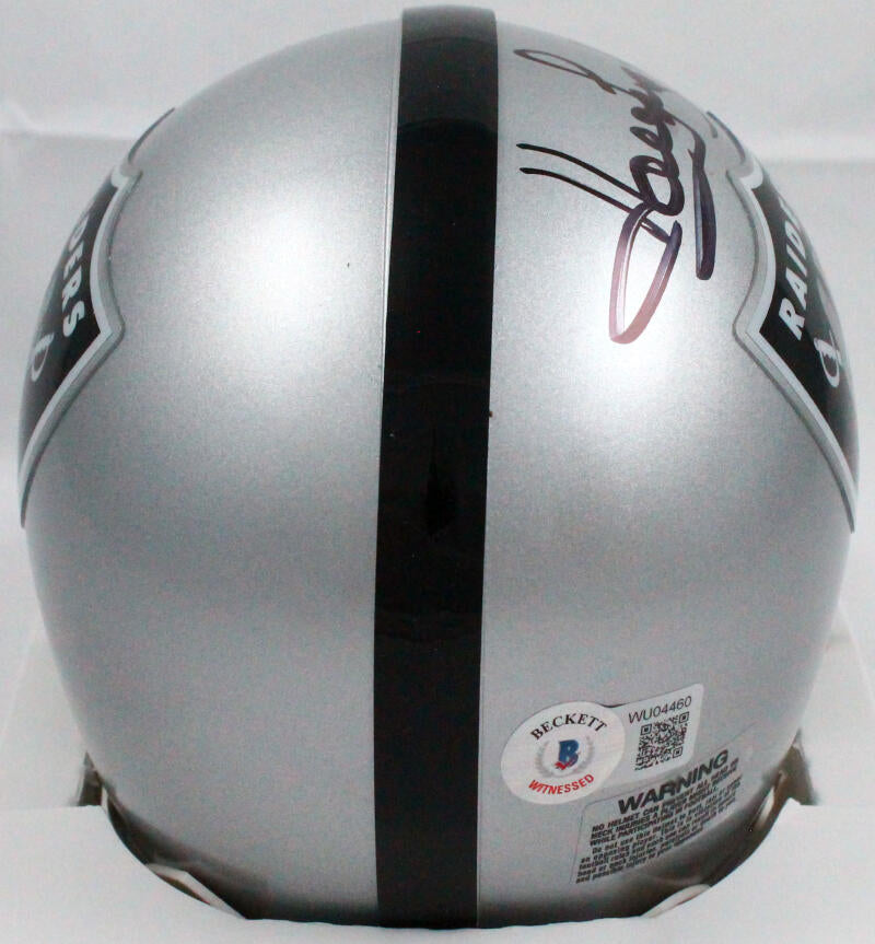 Howie Long Autographed Oakland Raiders Mini Helmet w/HOF-Beckett W Hol –  The Jersey Source