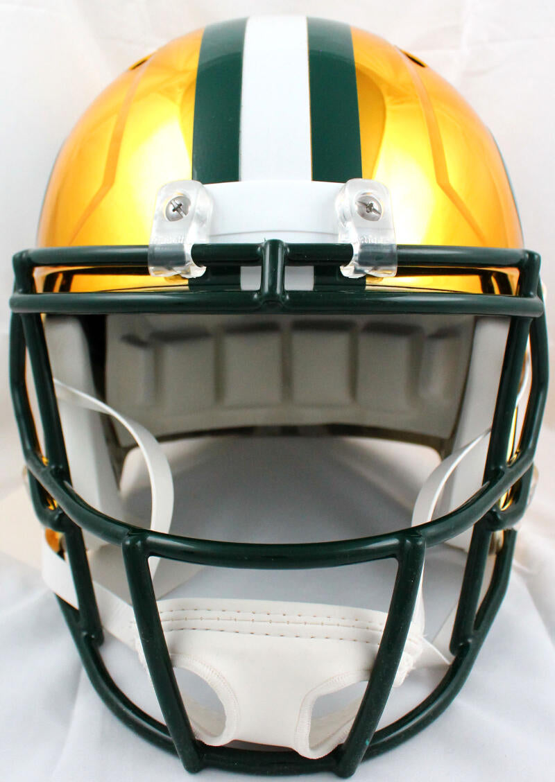 Davante Adams Autographed Green Bay Packers F/S Chrome Speed Helmet-Be –  The Jersey Source