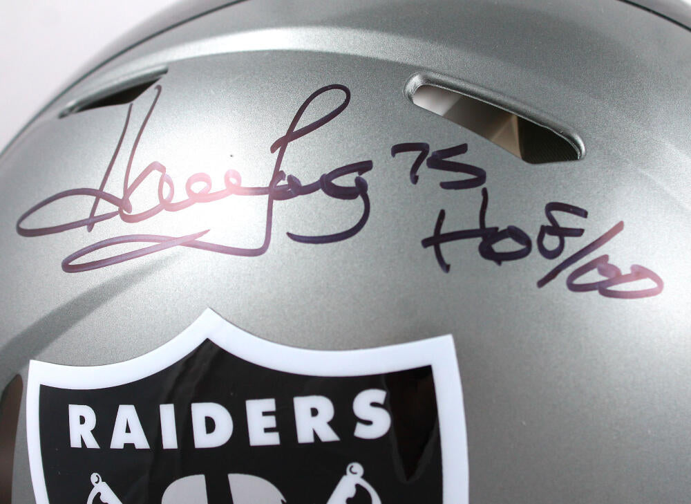 Howie Long Autographed Oakland Raiders F/S Flash Speed Authentic Helme –  The Jersey Source