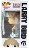 Larry Bird Autographed Boston Celtics Funko Pop Figurine-Beckett W Hologram *Green Image 3