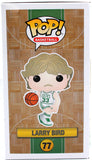 Larry Bird Autographed Boston Celtics Funko Pop Figurine-Beckett W Hologram *Green Image 4
