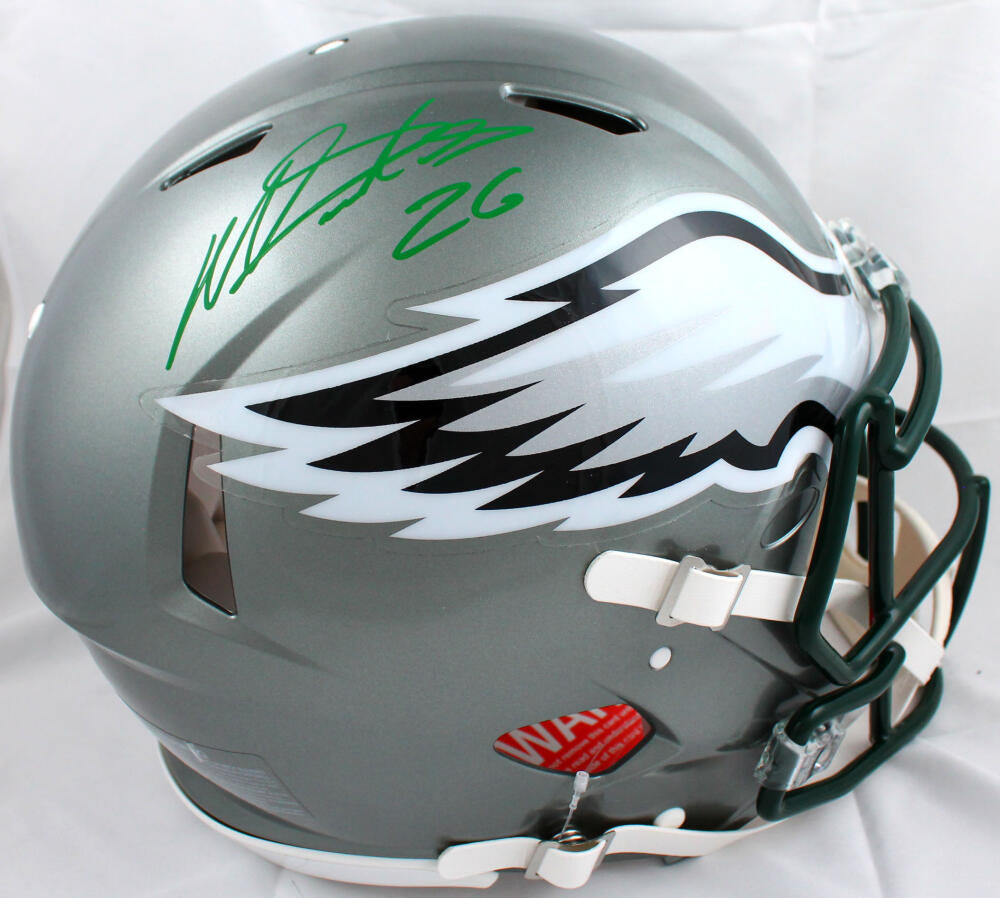 Miles Sanders Autographed Philadelphia Eagles F/S Flash Speed Authenti –  The Jersey Source