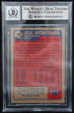 1985 Topps #157 Joe Montana Auto San Francisco 49ers BAS Autograph 10  Image 2