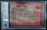 1983 Topps #169 Joe Montana Auto San Francisco 49ers BAS Autograph 10  Image 2