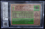 1984 Topps #358 Joe Montana Auto San Francisco 49ers BAS Autograph 10  Image 2