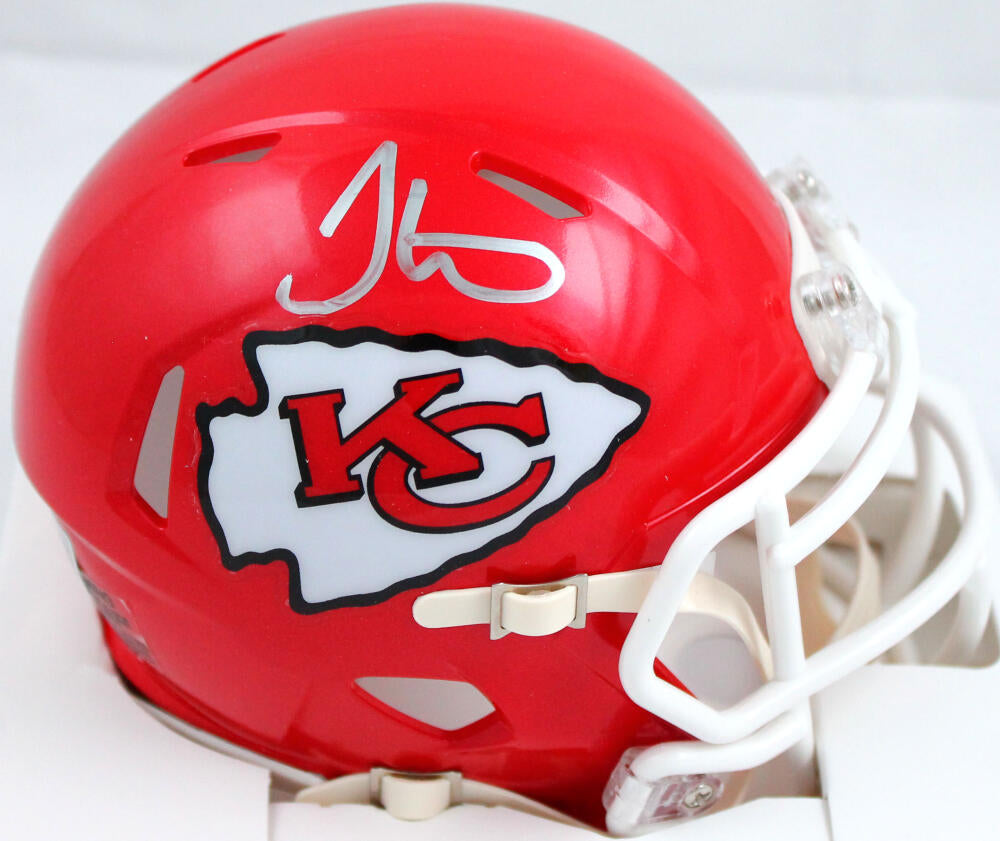 Tyreek Hill Autographed Kansas City Chiefs Speed Mini Helmet-Beckett W –  The Jersey Source