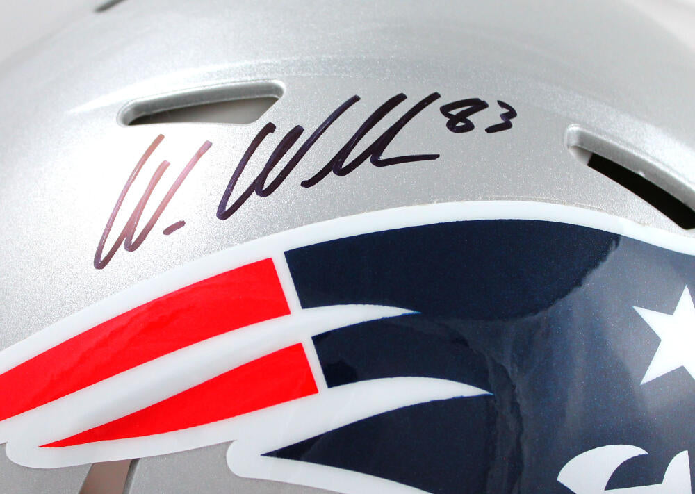 Wes Welker Autographed NE Patriots F/S Speed Authentic Helmet *Top-Bec –  The Jersey Source