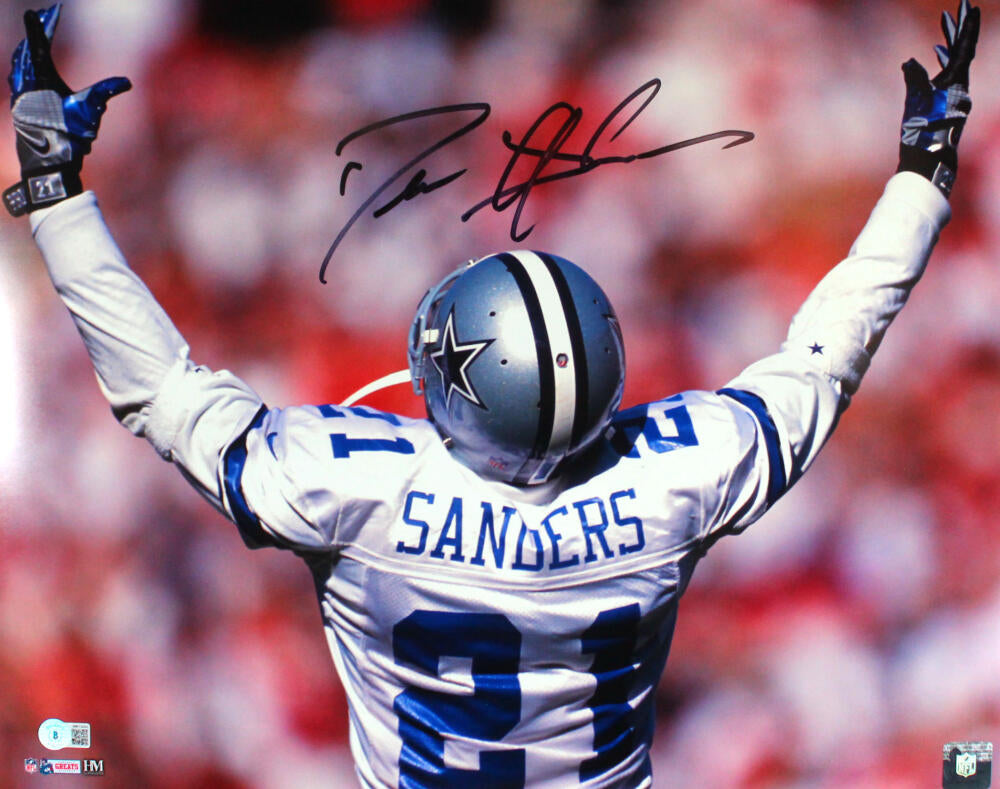 Deion Sanders Dallas Cowboys Fanatics Authentic Autographed