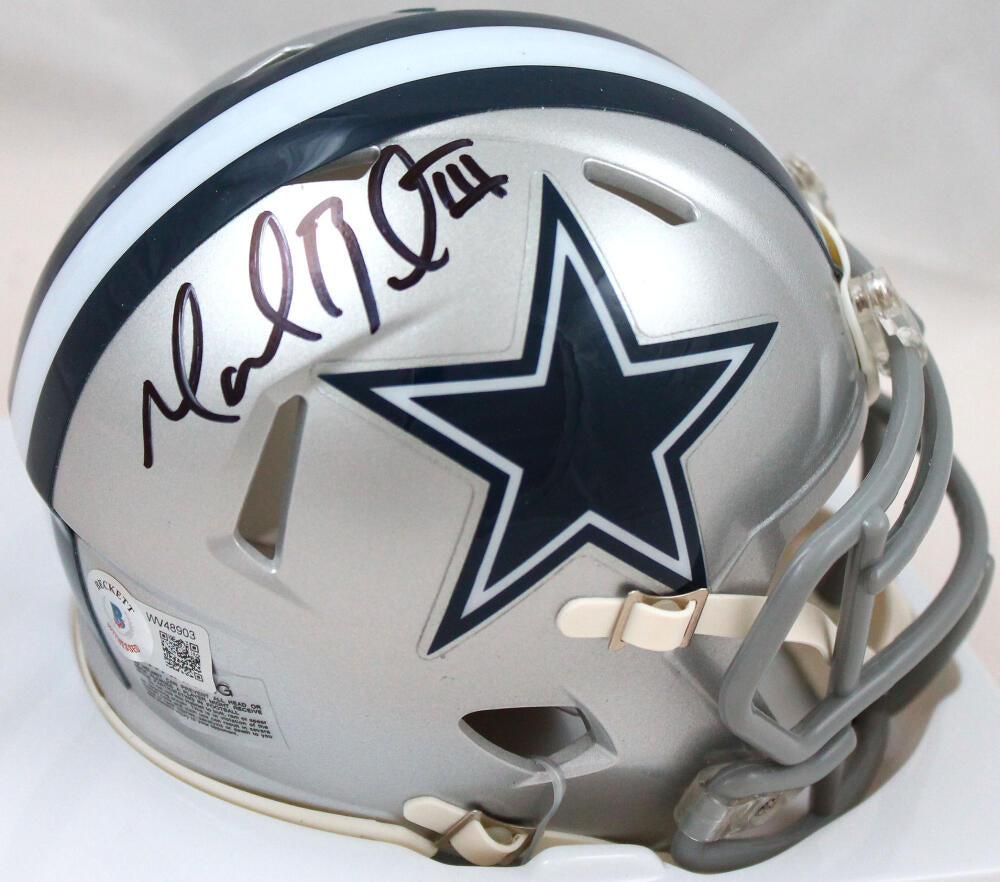 Marion Barber Autographed Signed Dallas Cowboys Speed Mini Helmet-Beckett W  Hologram