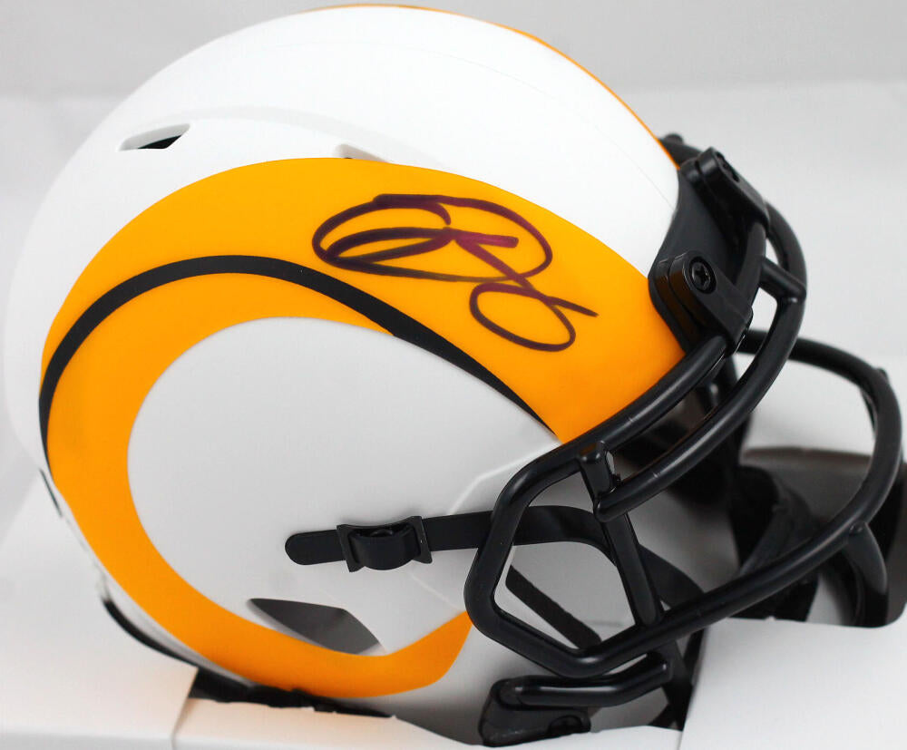 Odell Beckham Jr. Autographed Los Angeles Rams Lunar Speed Mini Helmet –  The Jersey Source