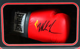 Mike Tyson Autographed Shadow Box Red EverfreshBoxing Glove Arms Up- JSA W Auth  Image 2