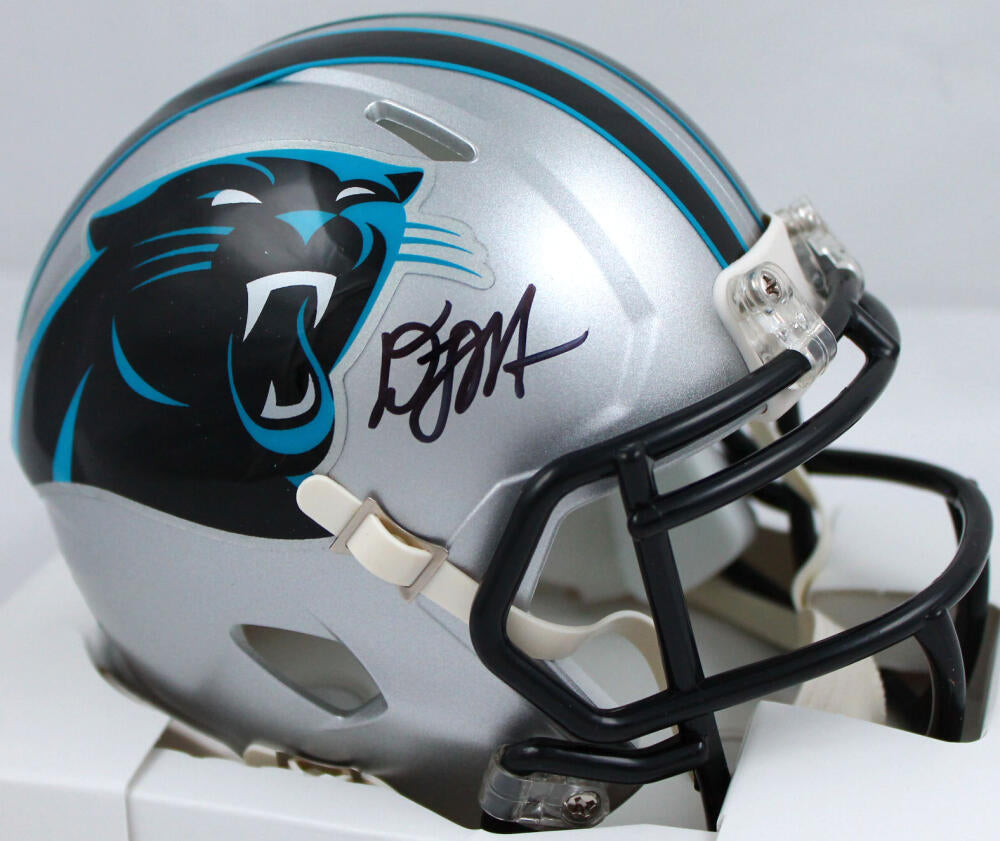 Christian Mccaffrey Autographed Signed Carolina Panthers Silver