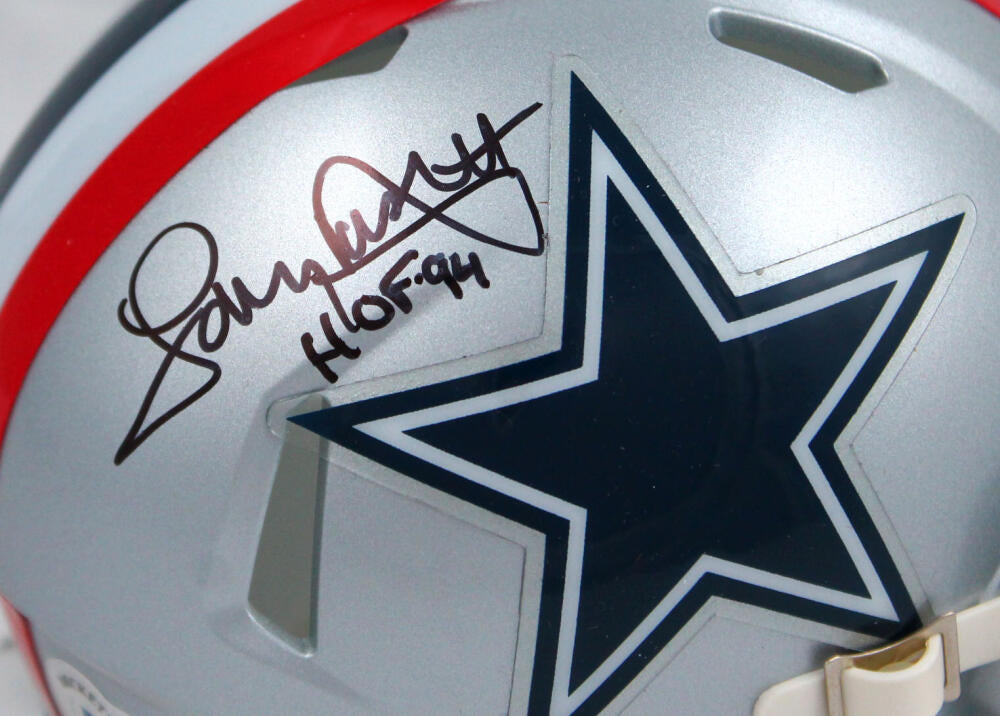 Tony Dorsett Autographed Dallas Cowboys 1976 Speed Mini Helmet