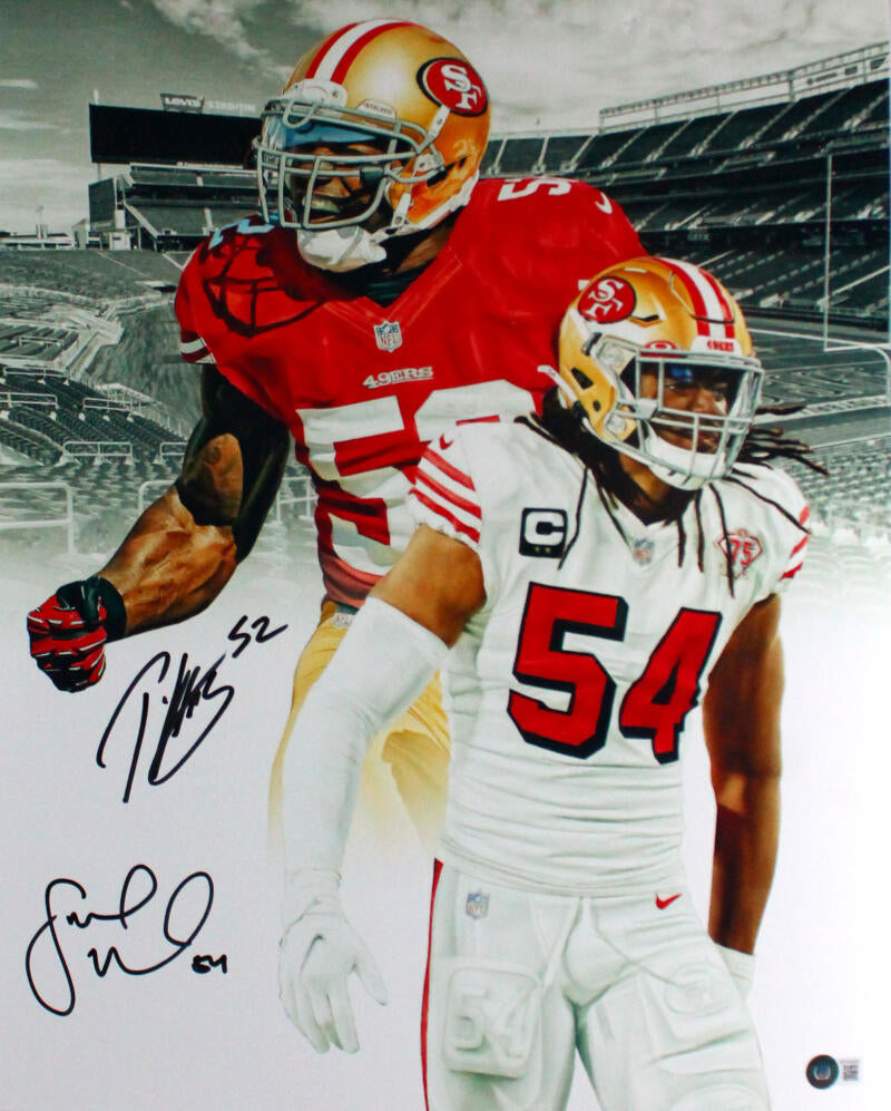 Patrick Willis/Fred Warner Autographed SF 49ers 16x20 Collage Photo-Be –  The Jersey Source