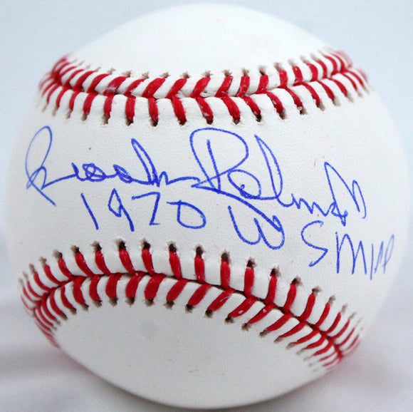 Brooks Robinson Autographed Rawlings OML Baseball W/ 1970 WS MVP - JSA W Auth Image 1