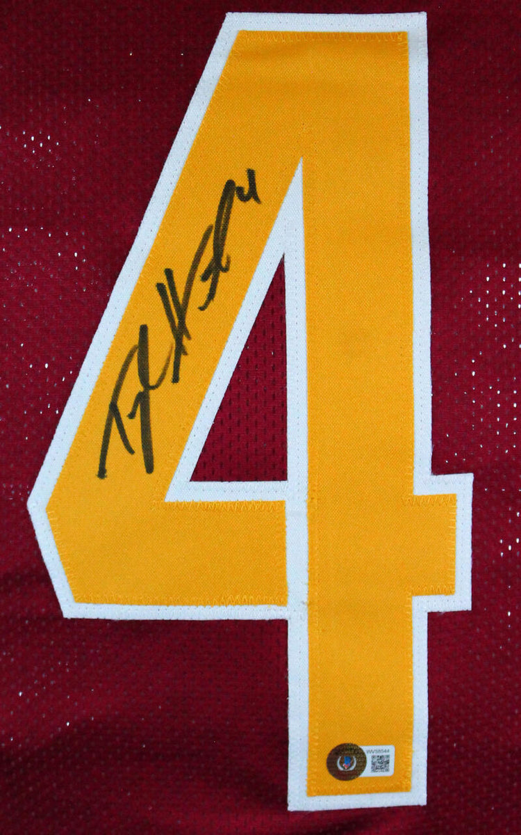 Taylor Heinicke Autographed Maroon/White # Pro Style Jersey-Beckett W – The  Jersey Source