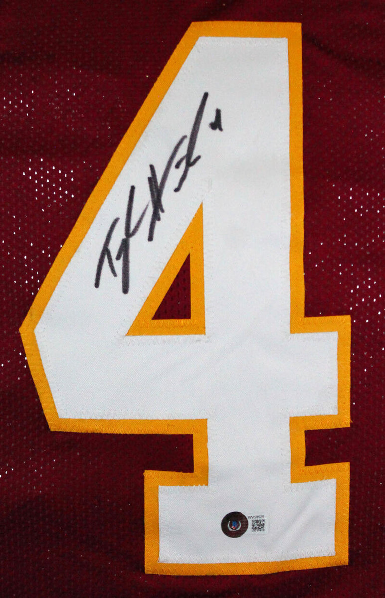 Taylor Heinicke Autographed Maroon Pro Style Jersey-Beckett W Hologram –  The Jersey Source