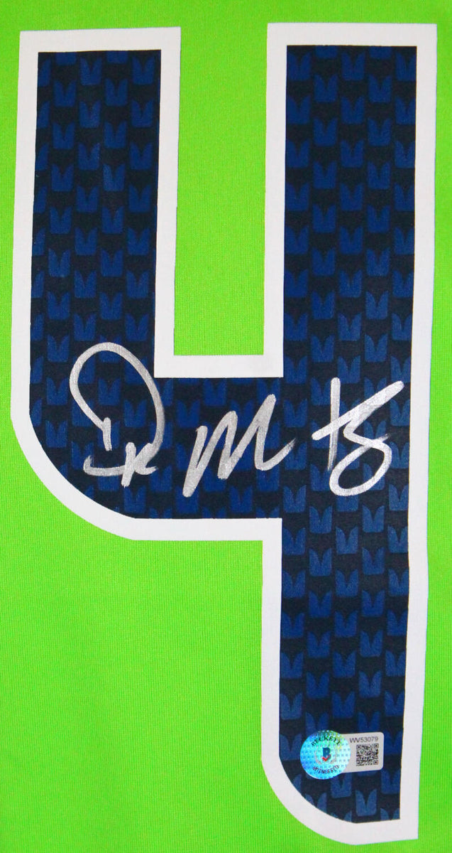 The Jersey Source Autographs Dk Metcalf Signed Seahawks Neon Green Nike Game Jersey-Beckett W Hologram*Silver