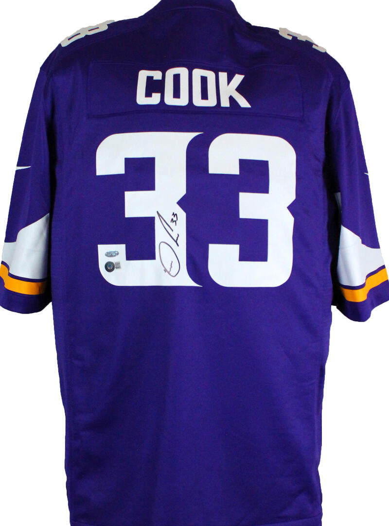 Minnesota Vikings Dalvin Cook Nike Purple Signed Jersey