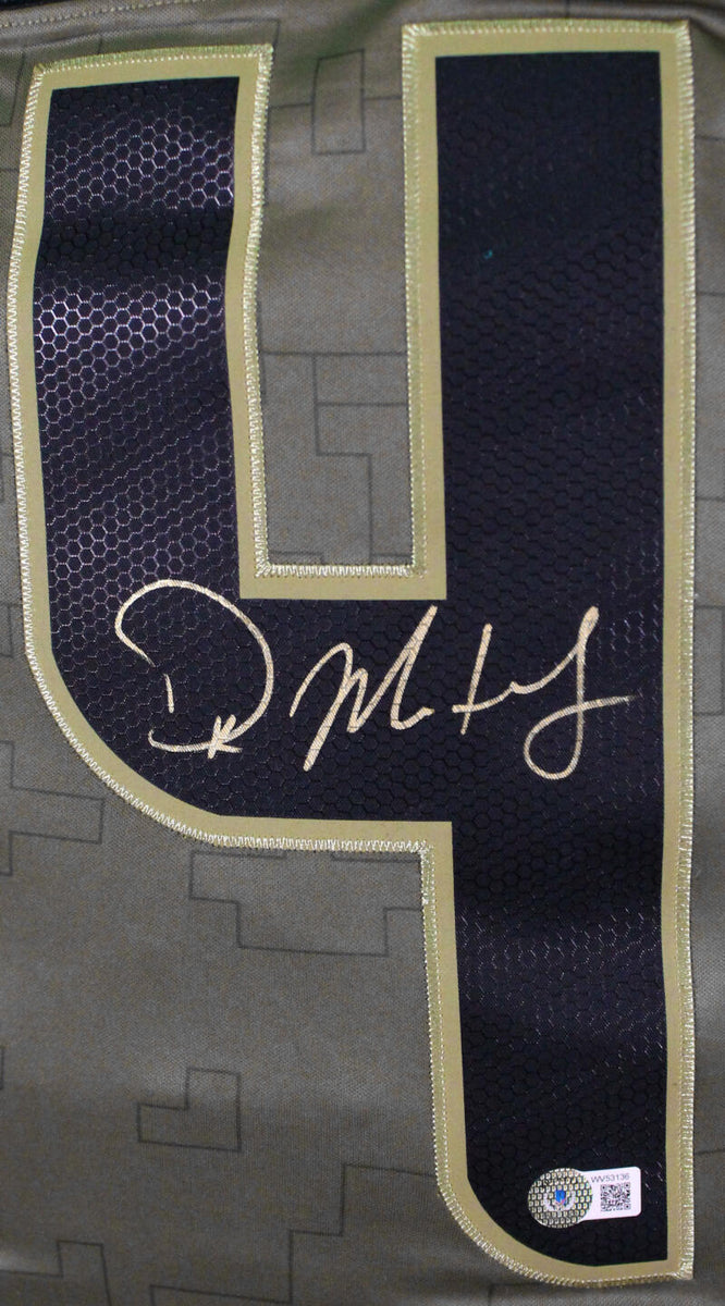 The Jersey Source Dk Metcalf Seattle Seahawks Autographed Nike Salute to Service Limited Player Jersey-Beckett W Hologram *Gold