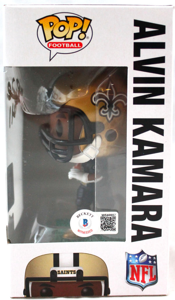 Alvin Kamara Autographed Saints Funko Pop Figurine 139-Beckett W Holog –  The Jersey Source