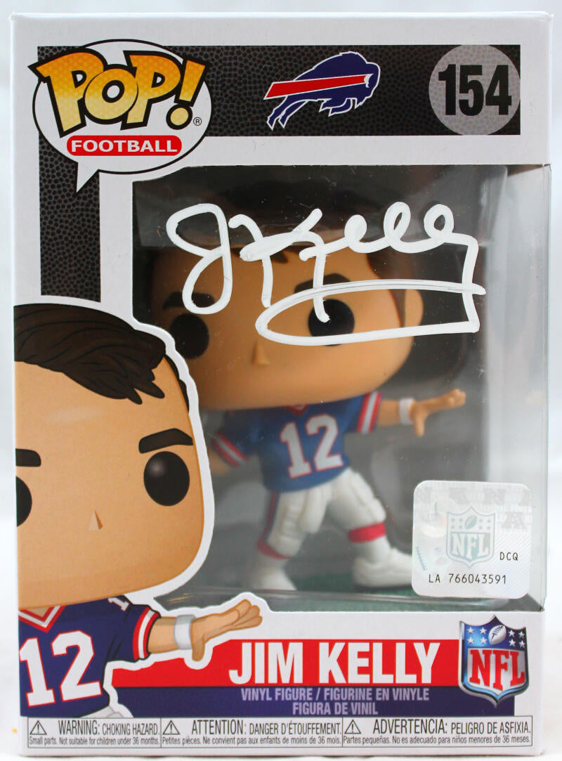 Jim Kelly Autographed Signed Bills White Jersey