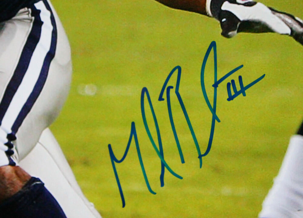 Marion Barber Autographed Dallas Cowboys 16x20 Running Blue Jsy Photo- –  The Jersey Source