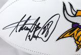 Adrian Peterson Autographed Minnesota Vikings Logo Football w/MVP-Beckett W Hologram *Black Image 2