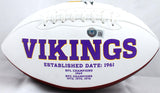 Adrian Peterson Autographed Minnesota Vikings Logo Football w/MVP-Beckett W Hologram *Black Image 4