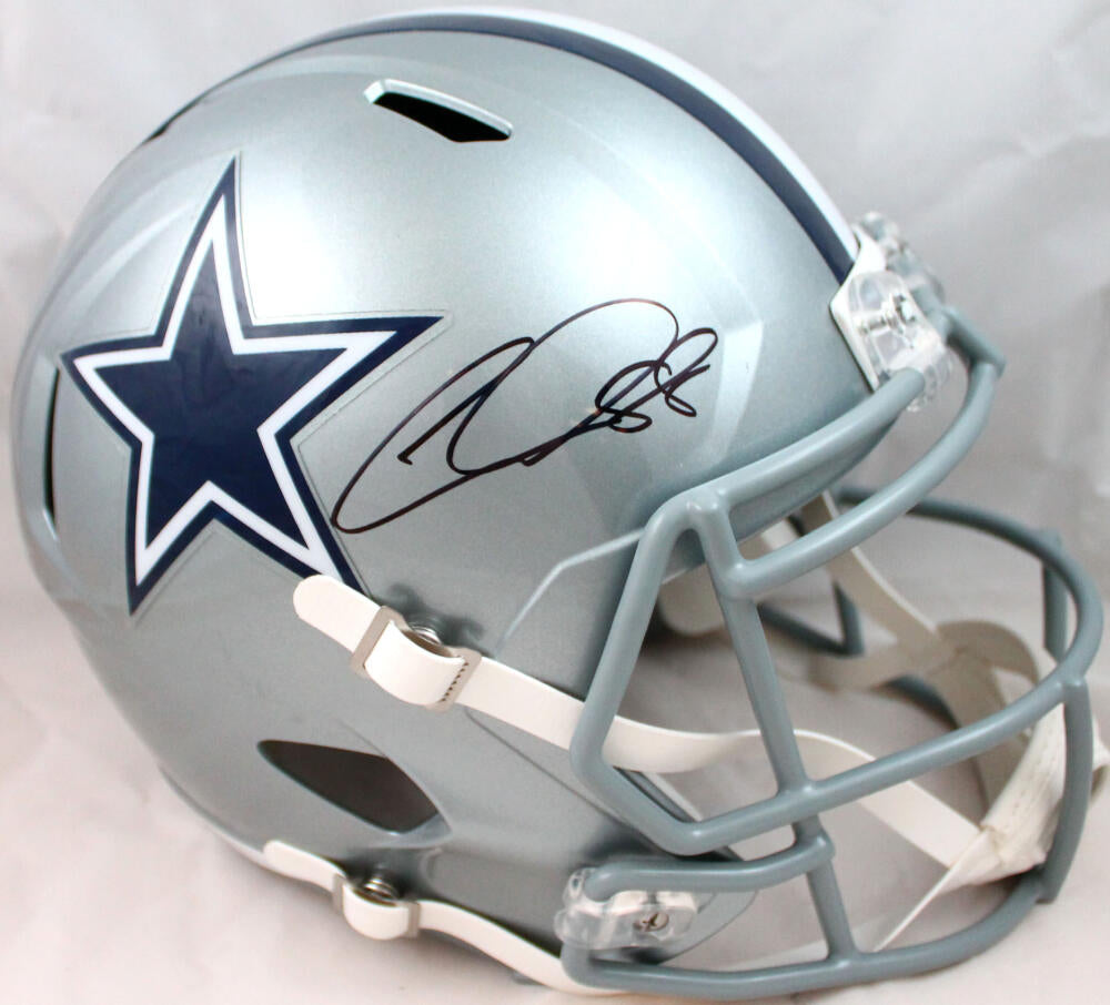 CeeDee Lamb Dallas Cowboys Autographed Riddell Lunar Eclipse Speed Authentic Helmet