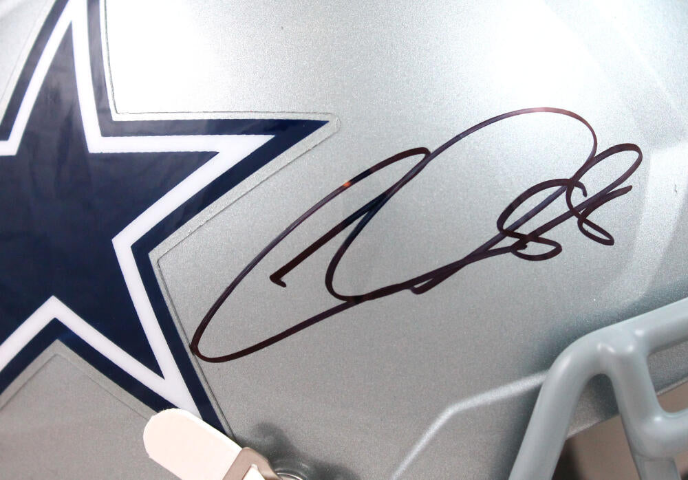 CEEDEE LAMB SIGNED COWBOYS FULL SIZE FLASH REPLICA SPEED HELMET