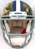 Lamb/Prescott/Elliott Signed Dallas Cowboys F/S Camo Speed Authentic Helmet-Fanatics/BAW Hologram Image 4
