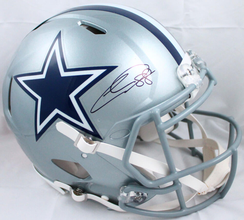 CeeDee Lamb Autographed Dallas Cowboys Replica Full-Size Football Helmet -  Fanatics