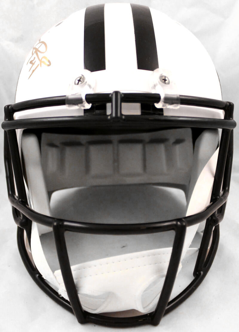 New Orleans Saints Full Size Flat White Replica Speed Helmet