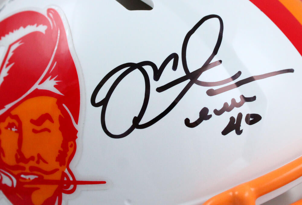 Mike Alstott Autographed Buccaneers F/S Eclipse Speed Helmet w/A-Train – The  Jersey Source