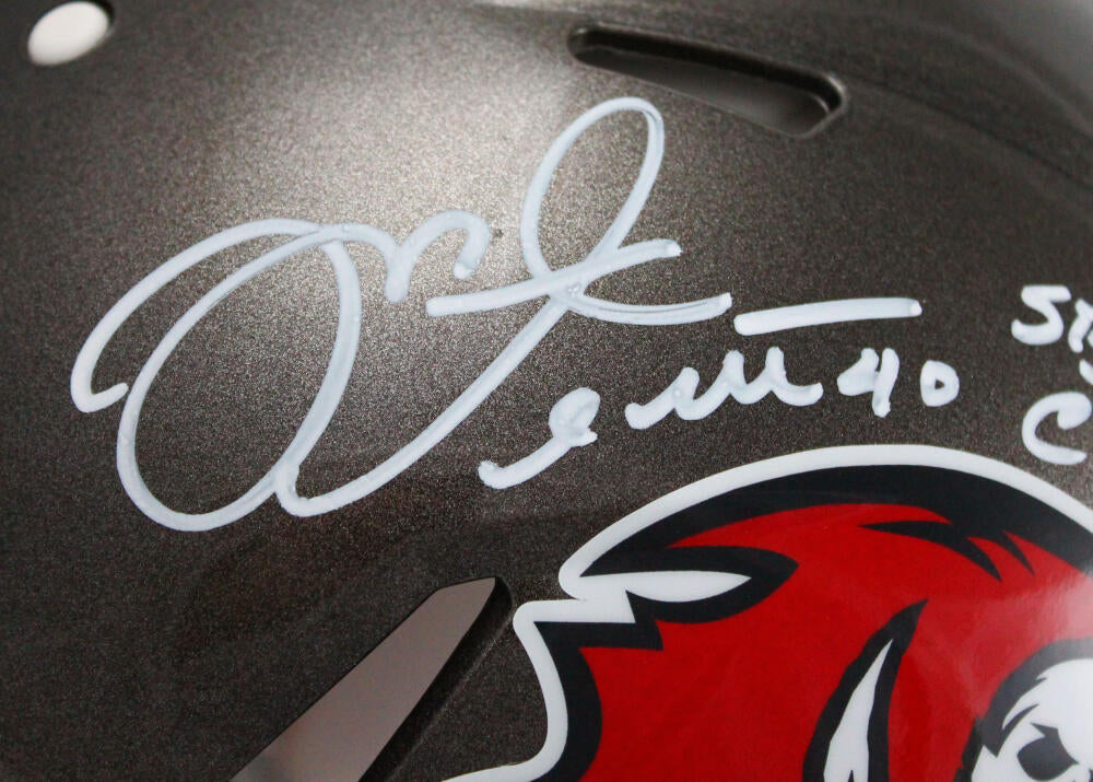 Mike Alstott Autographed Hand Signed Tampa Bay Buccaneers 97-13 Speed –  Creative Sports