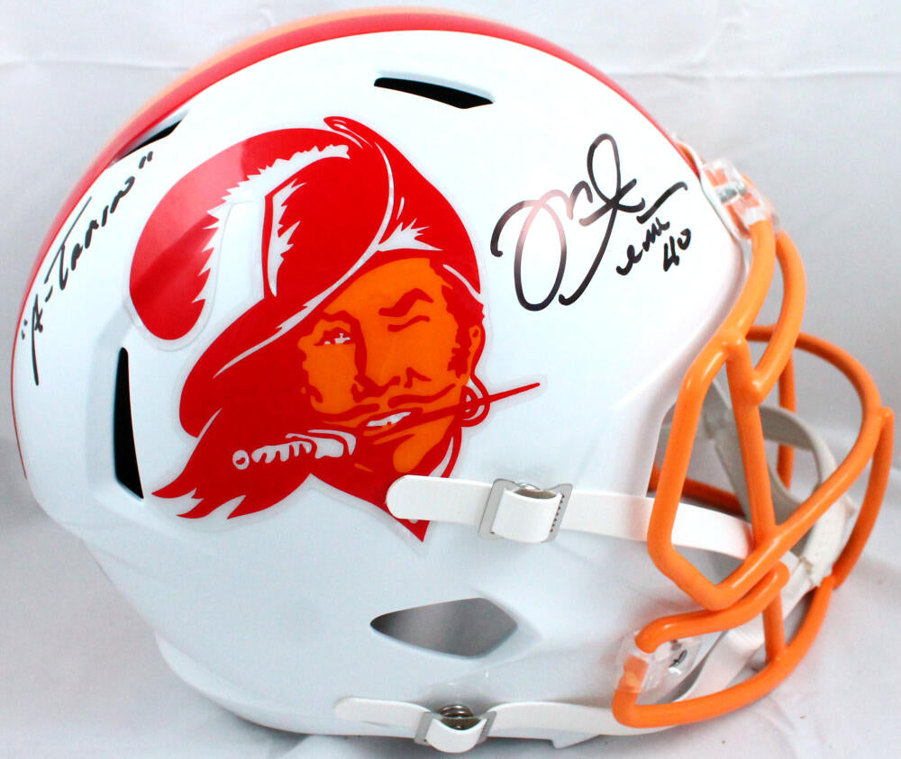 Mike Alstott Autographed Tampa Bay Buccaneers F/S 76-96 Speed Helmet w – The  Jersey Source