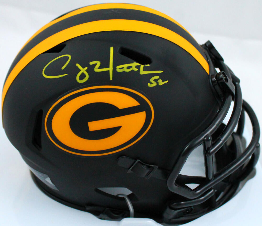 Clay Matthews Autographed Green Bay Packers Eclipse Speed Mini Helmet- –  The Jersey Source
