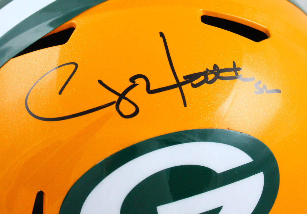 Clay Matthews Signed Green Bay Packers Speed Salute To Service Authentic NFL  Helmet