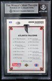 1991 Upper Deck #85 Deion Sanders Auto Atlanta Falcons Autograph Beckett Auth Image 2