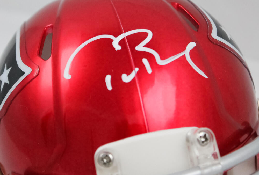 Tom Brady New England Patriots Autographed Riddell Flash Speed