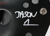 Ari Lehman Signed Friday The 13th Black Jason Mask w/2 Insc.-Beckett W Hologram *White Image 4