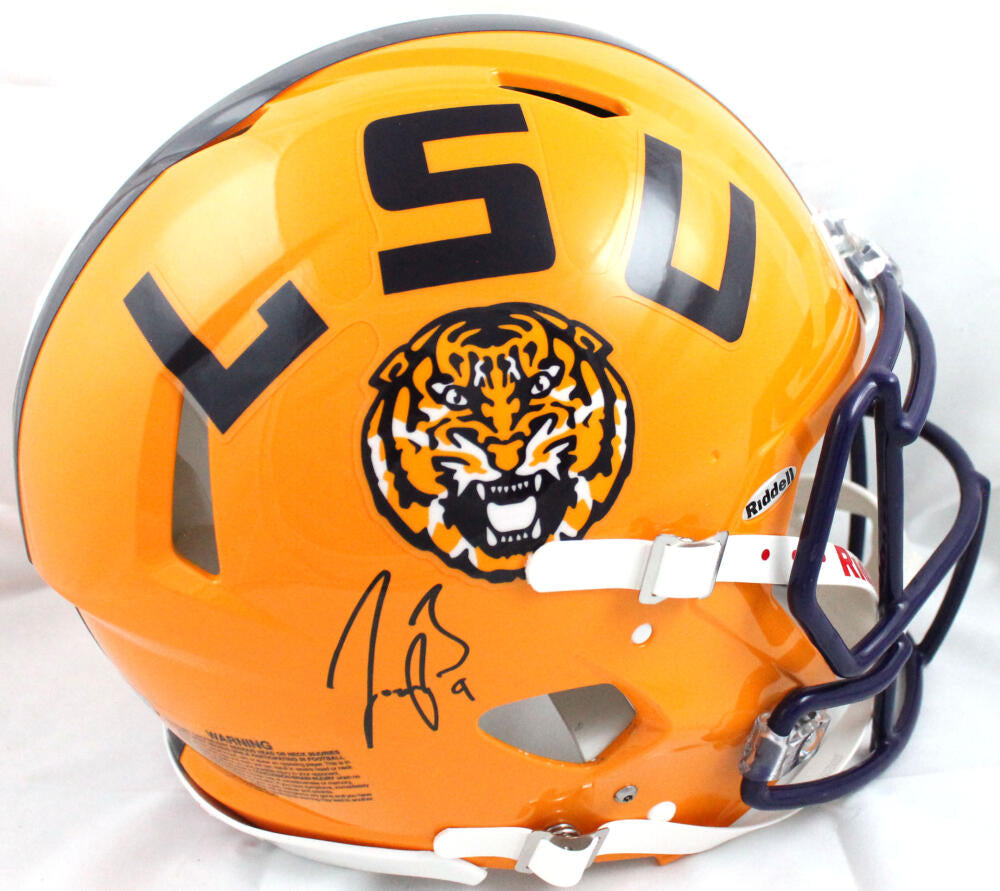 Joe Burrow LSU Tigers Signed Riddell Speed Mini Helmet