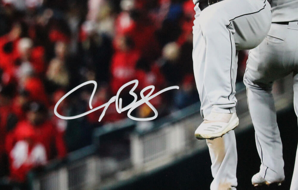 Yuli Gurriel Autographed Signed Houston Astros 16X20 Celebration