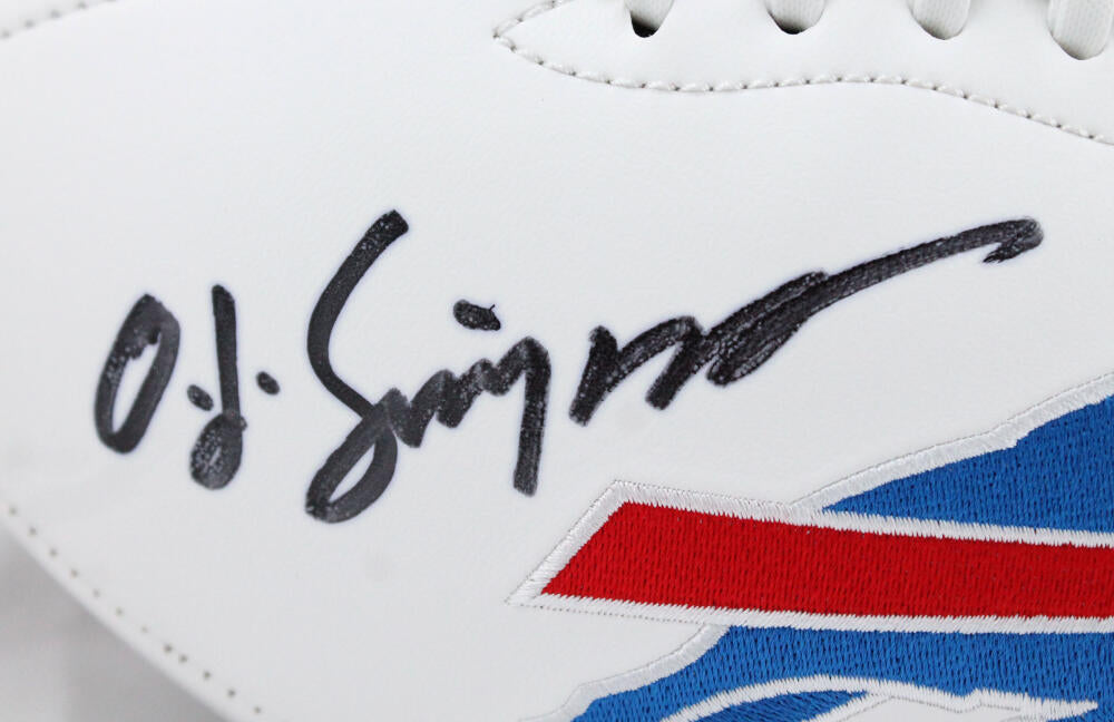 OJ Simpson Authentic Autographed Buffalo Bills Logo Football