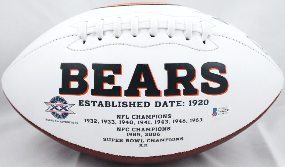 1985 bears signed football