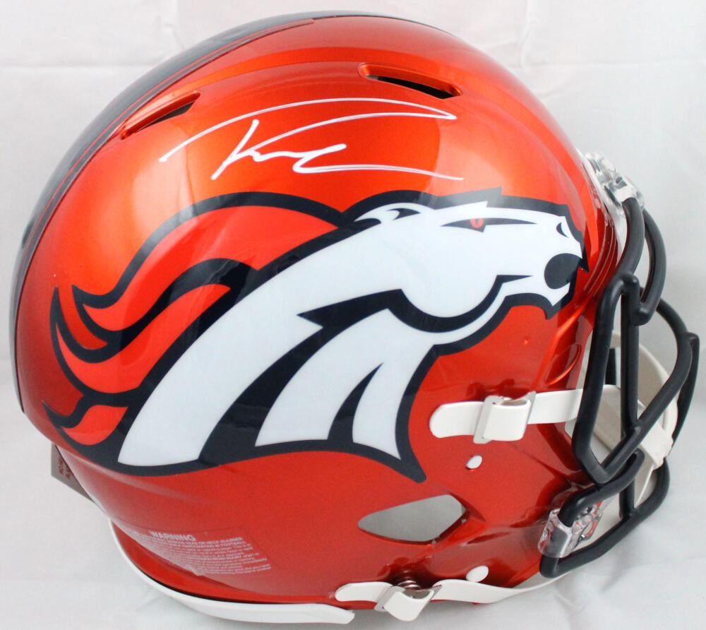 Russell Wilson Signed Denver Broncos Flash Speed Authentic F/S  Helmet-Fanatics*White