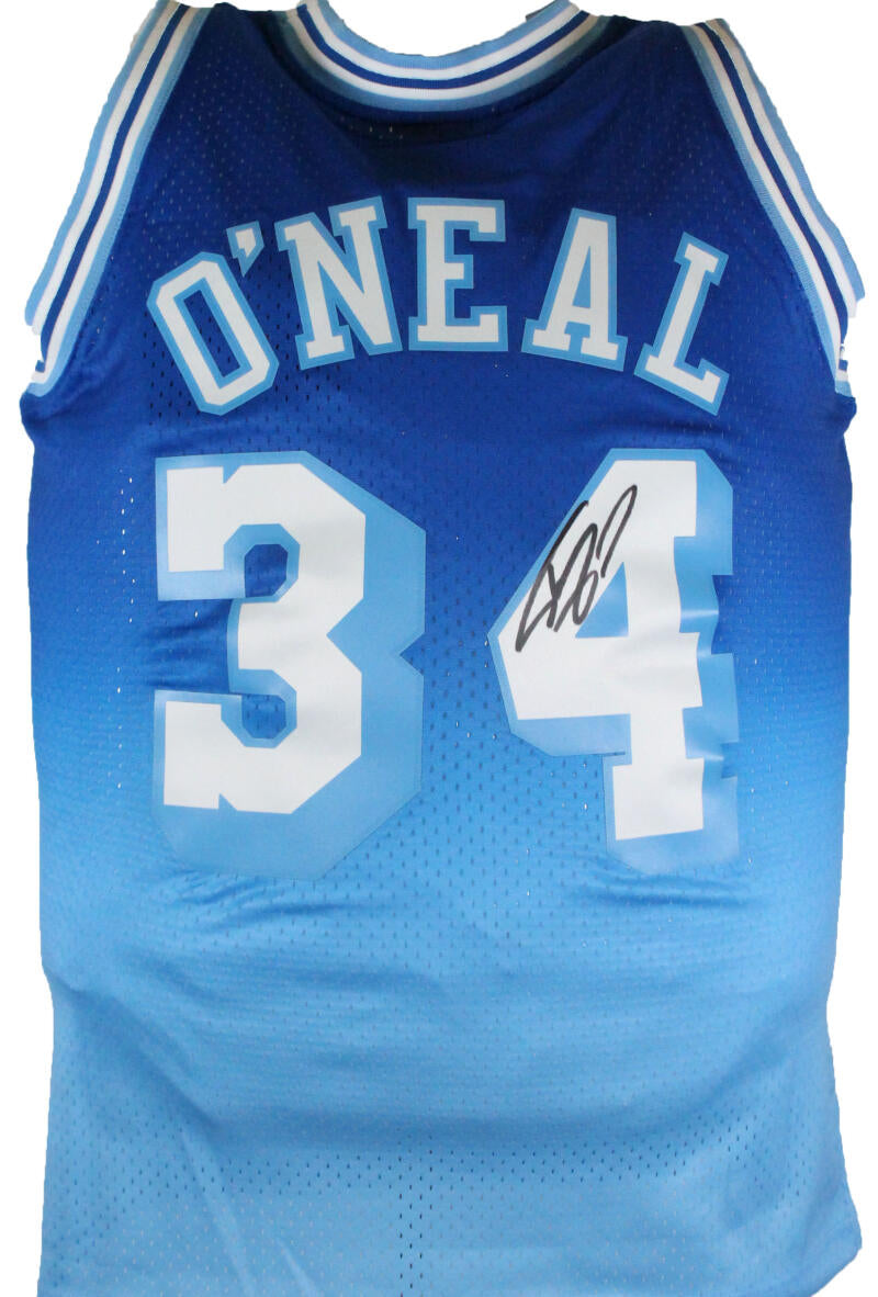 Shaquille O' Neal Signed Lakers Fadeaway M&Ness HWC Swingman Jersey-BAW  Hologram